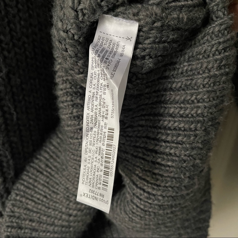 ZARA purl knit oversize fit sweater (M) - Picture 6 of 6